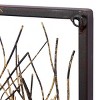 Metal Tree Branch Wall Decor with Black Frame Set of 3 Black - Olivia & May - 4 of 4