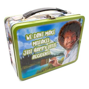 Aquarius Puzzles Bob Ross "Happy Accidents" Collectible Tin Lunchbox - 1 of 4