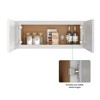 LOVMOR in Plywood Soft-Close Kitchen Wall Cabinet with 2 Doors for Kitchen, Bathroom, Living Room,Study - 3 of 3
