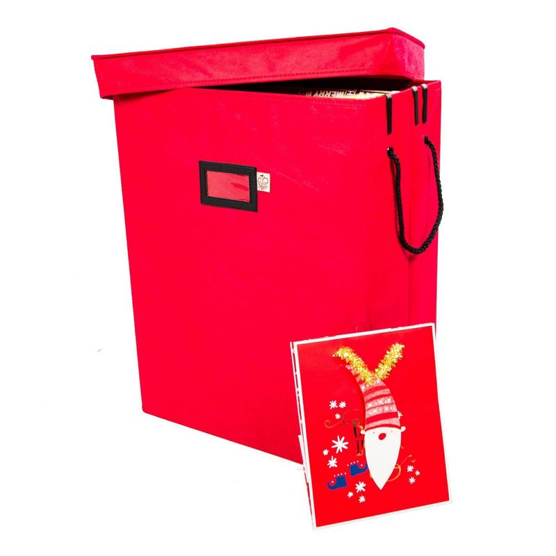 TreeKeeper Gift Bag and Tissue Paper Storage Box Red, 2 of 13