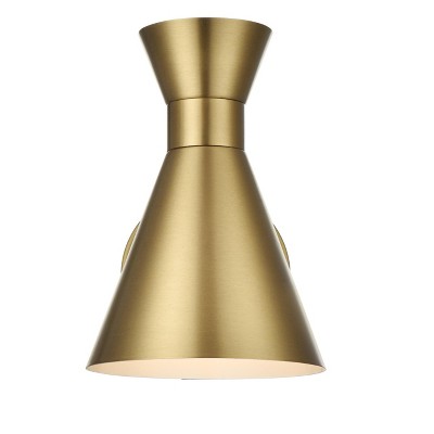 Elegant Lighting Halycon 6 Inch Wall Sconce in Satin Gold