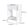 SeaCamel White Kids Book Organizer - Toy Storage Cabinet & Children Bookcase for Bedroom/Playroom - 3 of 4