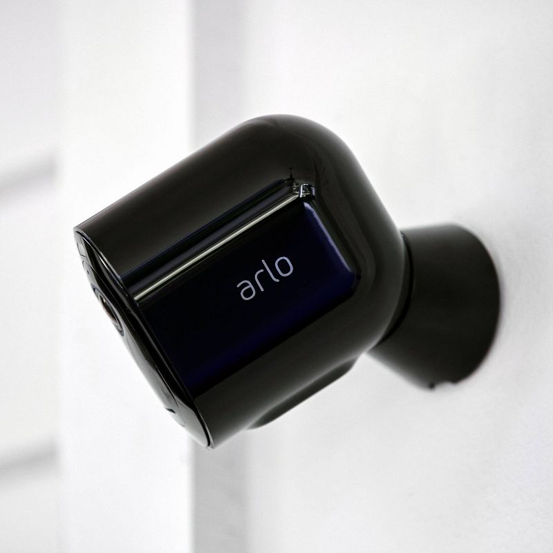 Arlo Pro 4 2K Indoor/Outdoor Spotlight Wire-Free 3pk Security Camera - Black, 3 of 12