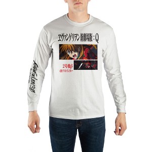 Neon Genesis Evangelion Anime Mens Graphic Tee - 1 of 1