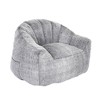 Lyngins Faux Fur Bean Bag Chairs for kids and Adults,Lazy Chairs with Armrests and Stuffed High-Density Foam for Living Room - 4 of 4