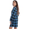 Just Love Womens Ultra-Soft Sleep Shirt Nightgown with Matching Fuzzy Socks - 2 of 3