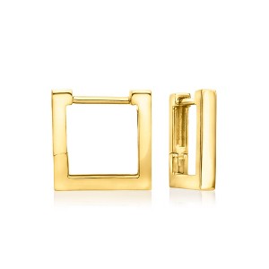 Pure Collection by Ross-Simons 18kt Gold Vermeil Square Huggie Hoop Earrings - 1 of 4