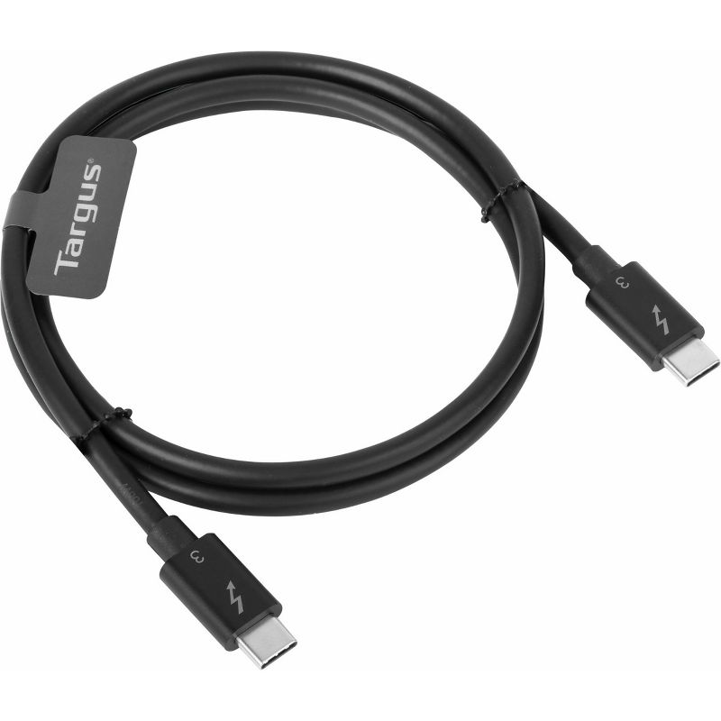 Targus 0.8M USB-C Male to USB-C Male Thunderbolt 3 40Gbps Cable, 1 of 6