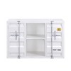 Cargo Server White - Acme Furniture: Industrial Style Dining Storage, Metal Sideboard Buffet - 2 of 4