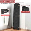 BestMassage 4/6/8 Panel Folding Privacy Screen Space Divider for Room Office and Studio - 3 of 4