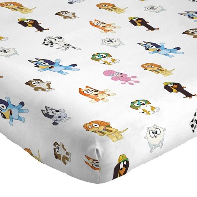 Bluey & Friends Cartoon Microfiber Toddler Bedding Set