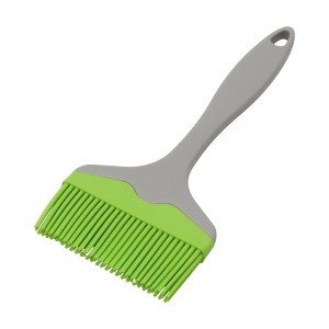 Unique Bargains Pastry Brush Small 9cm Wide Pastry Brush 55g Dual-Color Dishwasher Safe Silicone PP 8.27"x3.54" 1Pcs - 1 of 4
