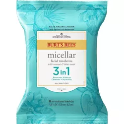 Burt's Bees Facial Cleansing Towelettes Micellar Coconut & Lotus - 30ct