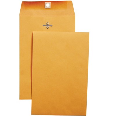 MyOfficeInnovations Brown Kraft Clasp 6" x 9" Envelopes 100/Box 186999