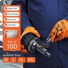 1st Choice Orange Disposable Nitrile Gloves with Raised Diamond Grip- Medium Duty, Industrial Grade - Perfect for Mechanics, Household Cleaning & More - 2 of 4