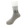 Wrapables Children's Thick Winter Warm Wool Socks (Set of 6), Cats, L - 4 of 4
