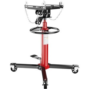 1100/1320 LBS Hydraulic Telescoping Jacks,1/2 T Capacity with Foot Pedal & 360° Swivel Wheel,for Installation or Removal Automotive Transmissions - 1 of 4