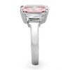 Slickblue Women's Stainless Steel Ring – Rose Cubic Zirconia, Polished Finish, No Plating, size 5-10 - 4 of 4