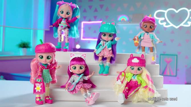 Cry Babies BFF Lala Fashion Doll with 8+ Surprises, 2 of 11, play video