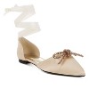 Simina Rhinestone Detail Bow Flat Sandals Women - 4 of 4