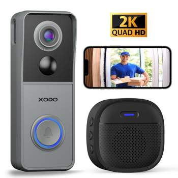 XODO VD2 Smart Wi-Fi 2k Wireless Video Doorbell with two way audio