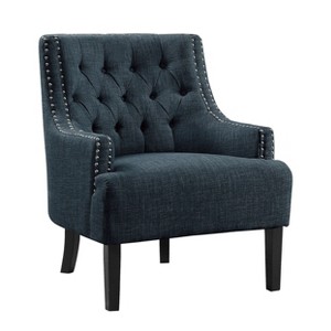 NicBex Polyester Accent Chair,Upholstered Living Room Chairs with Tufted Backrest and Wood Legs,Modern Armchair,Accent Chairs for Living Room - 1 of 4