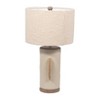 SAGEBROOK HOME 24" Ecomix Organic Table Lamp Ivory: Polyester Shade, Resin Body, UL Listed - image 4 of 4