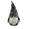 HomeRoots 24" Glittery Black and White Sparkle Gnome - 4 of 4