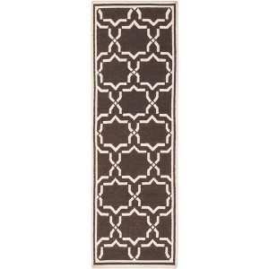 Dhurries DHU545 Hand Woven Flat Weave Indoor Rugs - Safavieh - 1 of 4