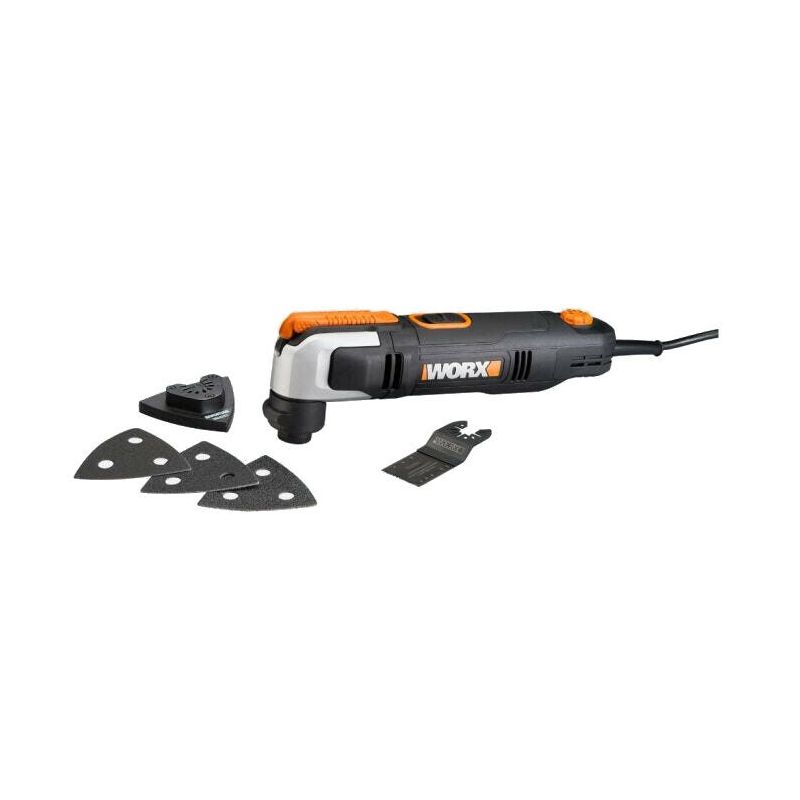 Worx WX686L 2.5 Amp Oscillating Multi-Tool with Clip-in Wrench, 1 of 9