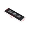 Unique Bargains Aluminum Rectangle with Mounting Screw Cabinet Air Vent Cover 2 Pcs - 2 of 4