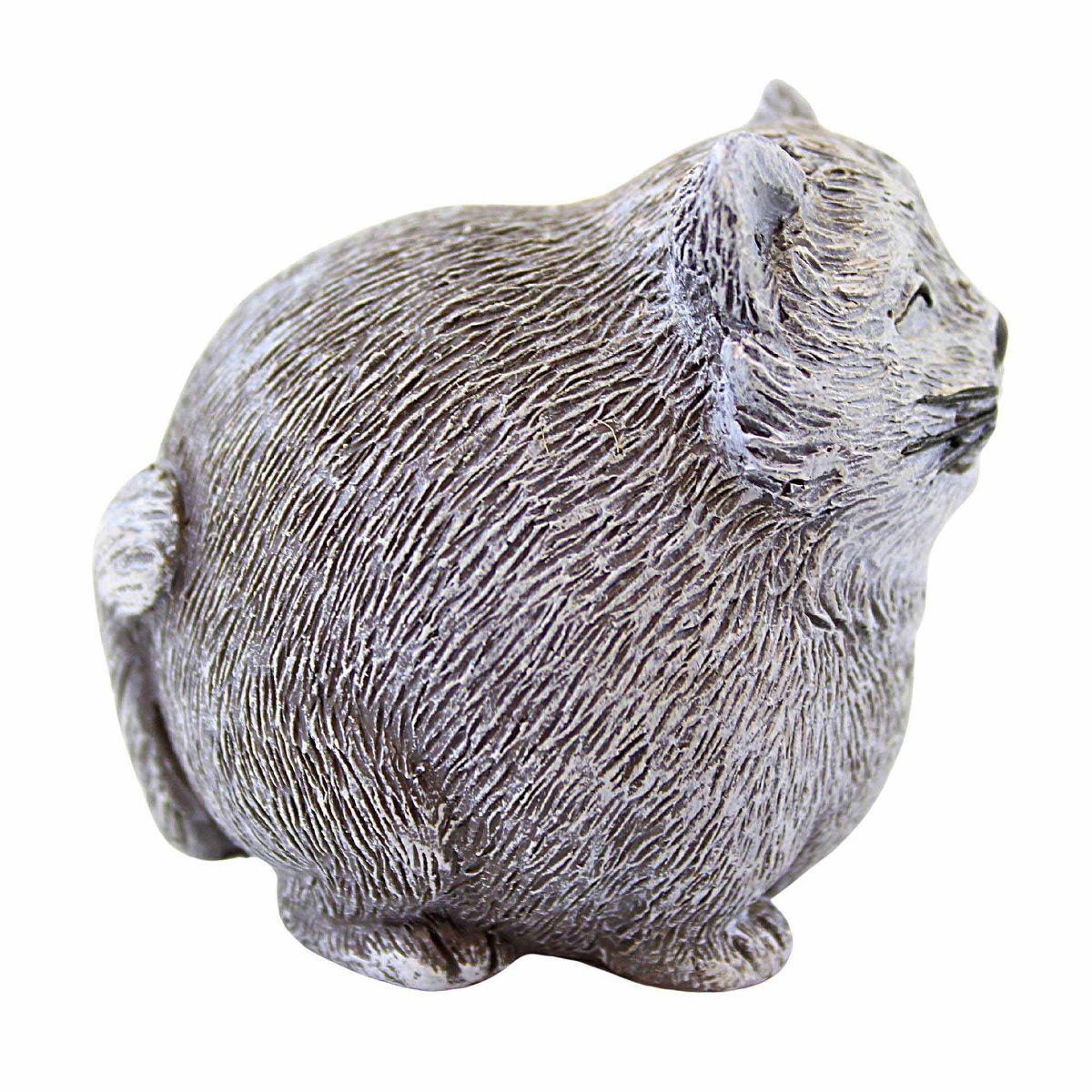 Roman 2.5 Inch Pudgy Pebble Pals Garden Figurine Everyday Figurine , Lightweight Summer Decor Animal Mini (1PC) - thumbnail 4