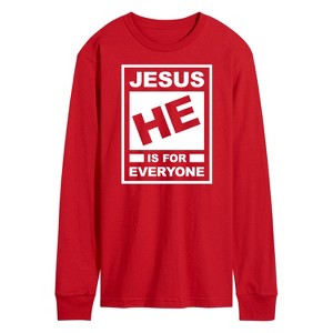 Men's - Instant Message - Jesus Rating Long Sleeve Graphic T-Shirt - 1 of 4