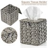 Sorbus Paper Rope Bathroom Baskets & Tissue Holder Set Lined Storage Set for Organizing - Store Washcloths, Hand Towels, Skincare - 4 of 4