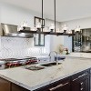 BAOURE Chandelier for Dining Room, 10-Light Black Farmhouse Linear Pendant Light Fixture, 35.7in Modern Crystal Hanging Lighting Chandelier - 2 of 4