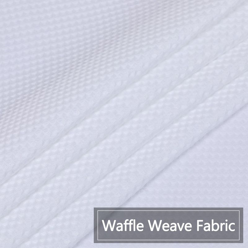 210GSM Waffle Weave Short Kitchen Curtains Bathroom Window Curtains, 2 of 7