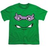 Teenage Mutant Ninja Turtles Donatello Angry Kids T Shirt For Youth, Kelly Green - 2 of 4