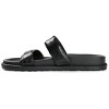 Journee Collection Womens Stellina Slide Flat Sandals Black 6.5 - 2 of 4