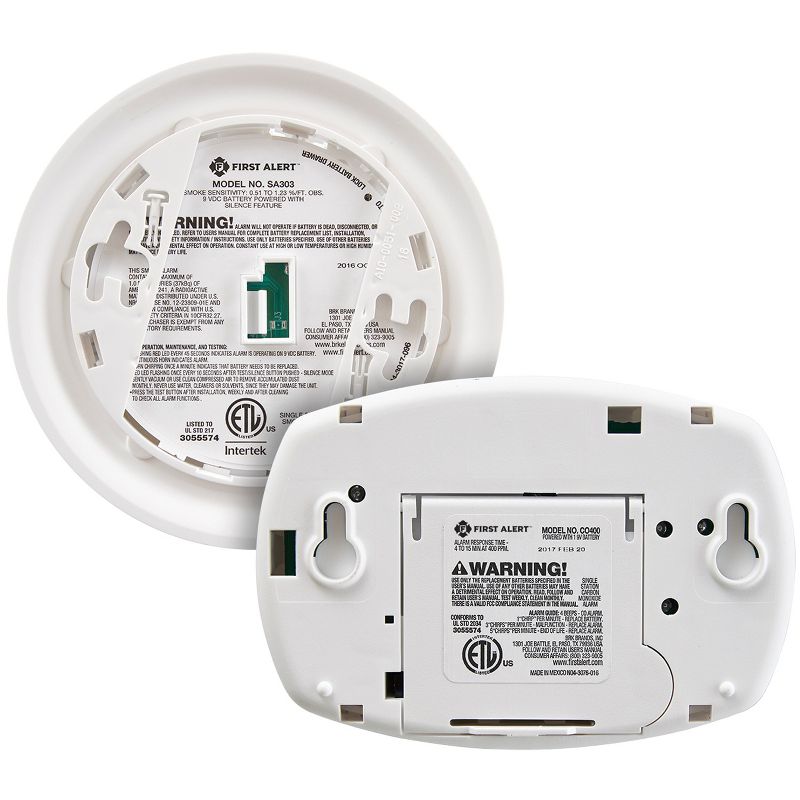 First Alert® Smoke (SA303) & Carbon Monoxide (CO400) Detector Combo Pack, 4 of 6
