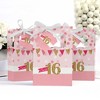 Big Dot of Happiness Sweet 16 - Birthday Party Favor Boxes - Set of 12 - 3 of 4