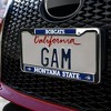 Montana State University Bobcats Logo Full Size Standard License Plate Metal Frame - 3 of 4