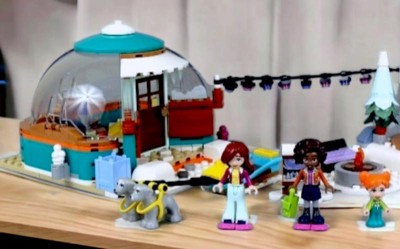 LEGO Friends Igloo Holiday Adventure 41760 Building Toy Set for