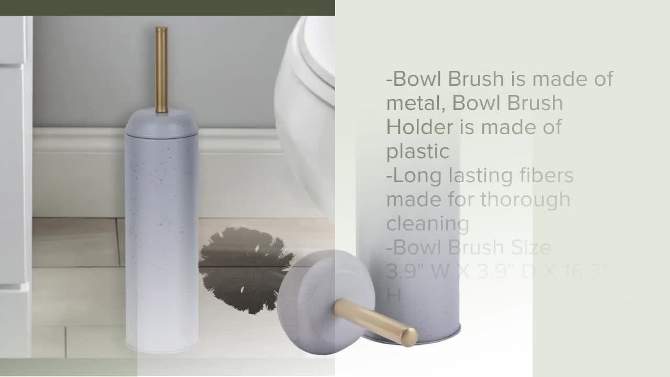 Lexie Ombre Bowl Bathroom Brush - Popular Bath Popular Home, 5 of 9, play video