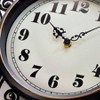 Decorative Iron Style Wall Clock 12 Inch Silent Operated Vintage Elegant Retro Clocks for Living Room Kitchen Office - 3 of 4
