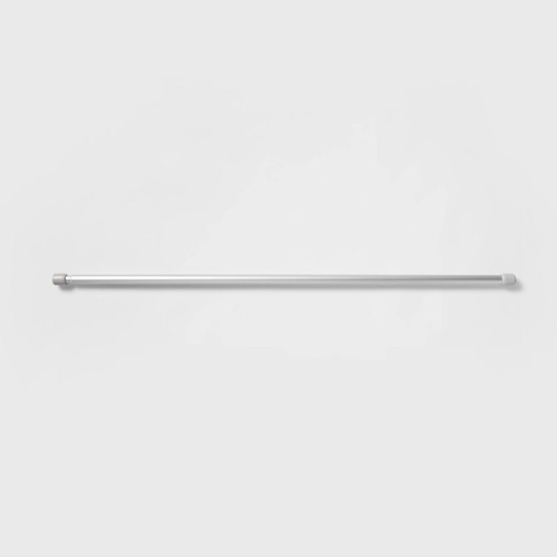86&#34; Rustproof Basic Tension Aluminum Shower Curtain Rod - Made By Design&#8482;, 1 of 6