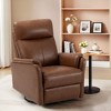 Ora Maison Recliner Chair, Upholstered Reclining Armchair with Footrest for Living Room - 2 of 4