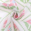 INSPIRE CHIC Women's Floral Printed Cotton Blended Small Square Neck Scarves 1Pc - 4 of 4