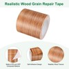 Unique Bargains Self Adhesive Realistic Wood Grain Durable Multi Use Masking Tape 1 Pc - 2 of 4