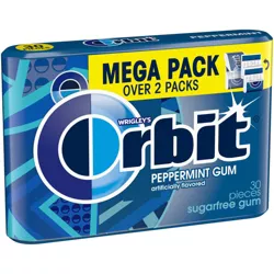Orbit Gum Peppermint Sugar Free Chewing Gum - 30ct