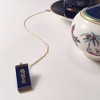 Ross-Simons Lapis Chinese Character Pendant Necklace in 14kt Yellow Gold With Adjustable Chain Size - 4 of 4
